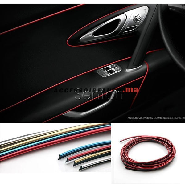 Conduit voiture coffre éclairage 2 couleur bande voiture flexible lampe  décorative 47 '' - Cdiscount Auto