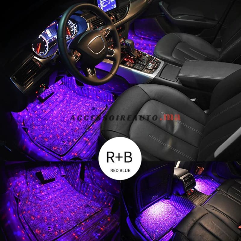 Acheter 5M voiture LED lumière froide néon barre lumineuse voiture  intérieur crevasse décoration voiture accessoires