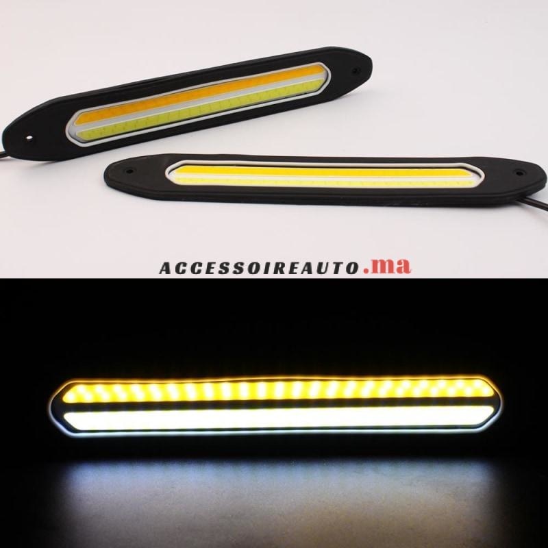 LED Phare Bande Tube Lumière, 24 Pouce Flexible DRL Maroc